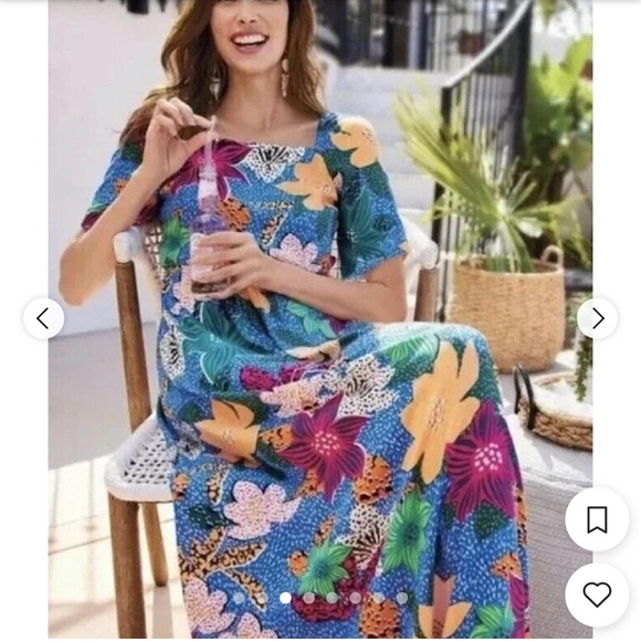 Soft Surroundings Simona Floral Maxi Dress - Picture 2 of 8